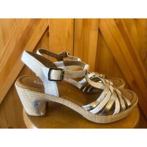 Gabor 22.723 block heels Strappy leather size 10